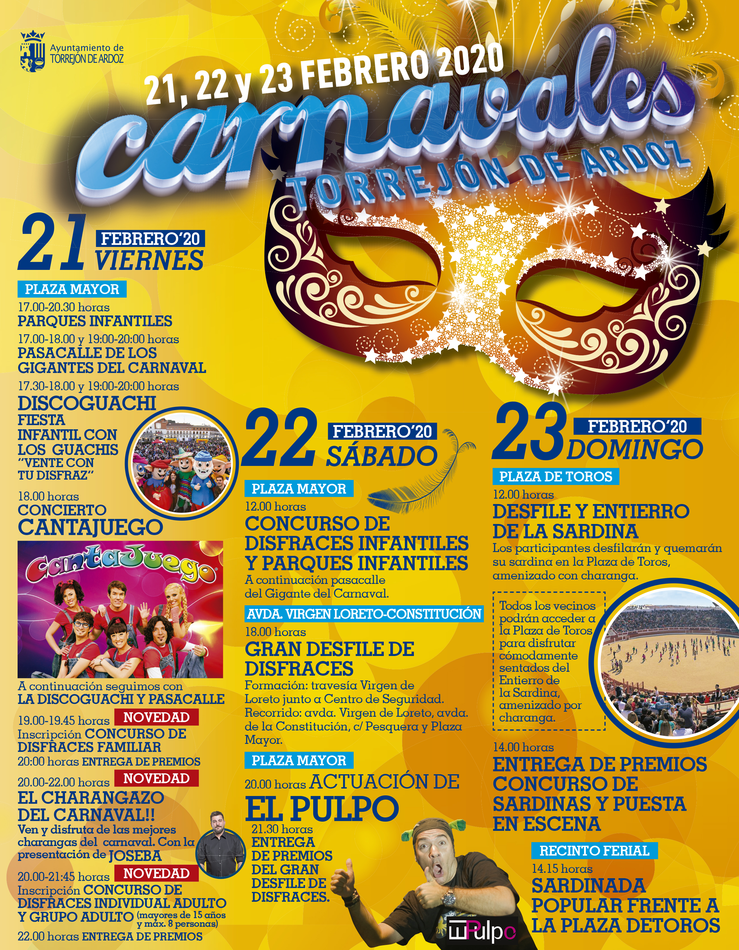 Carnavales 2020 programación
