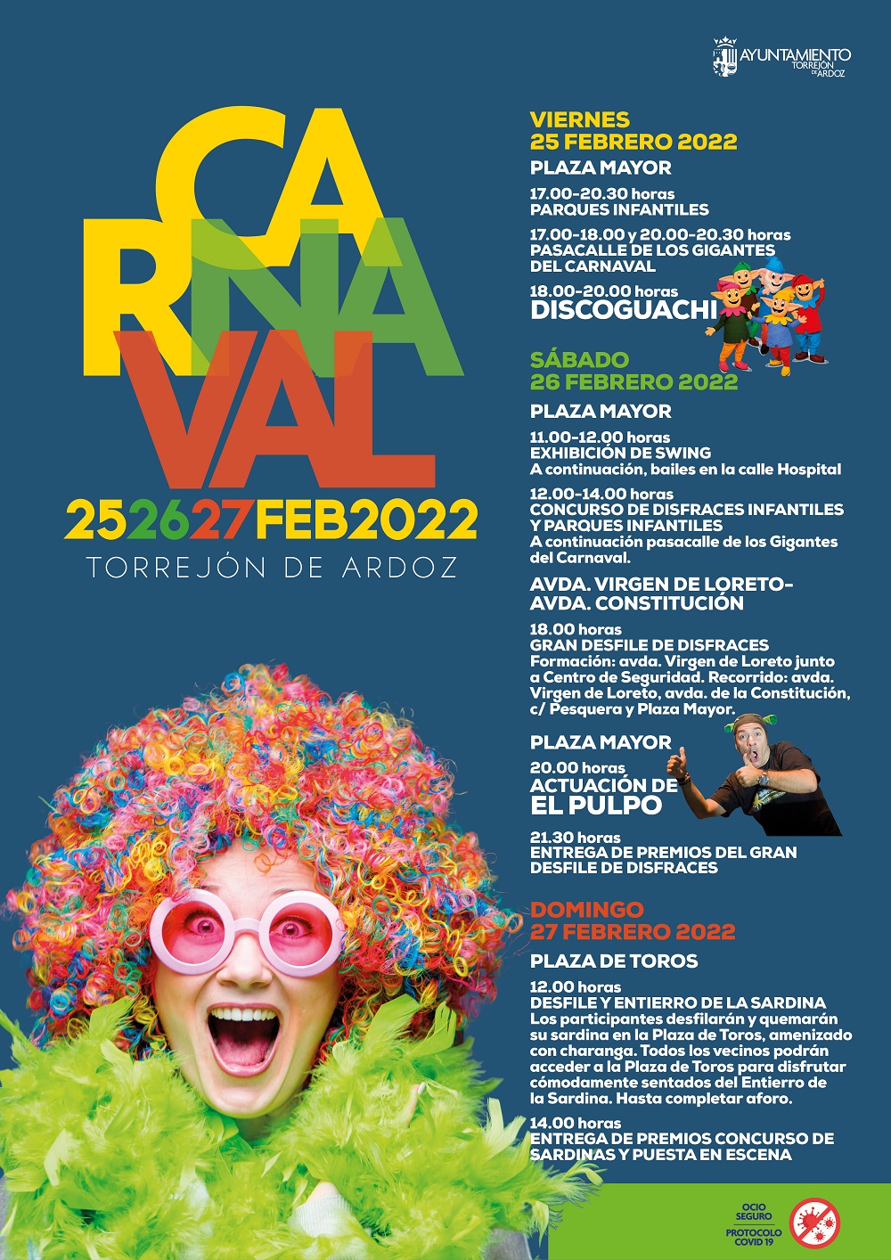 Programa oficial Carnaval 2022 Torrejón de Ardoz