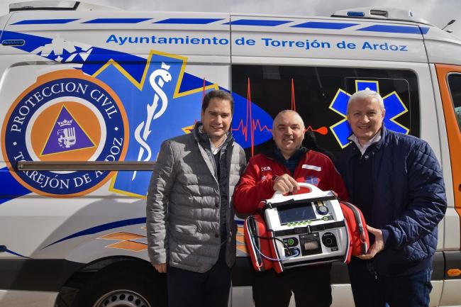 Desfibrilador ambulancia Protección Civil