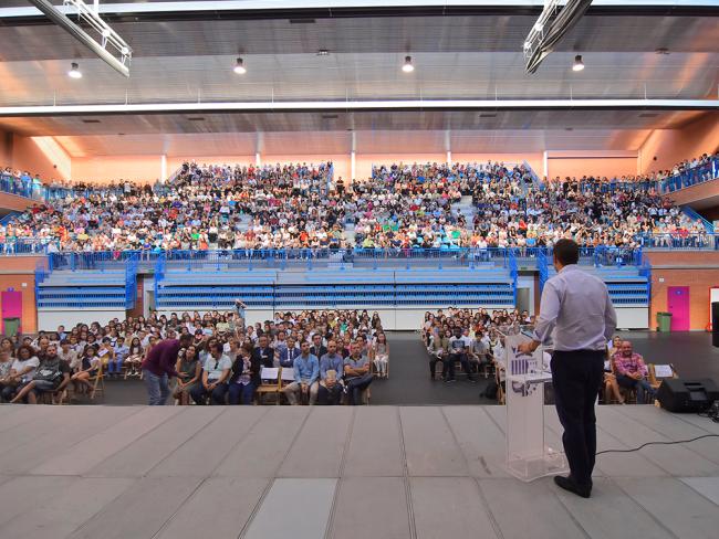 El acto tuvo lugar en el Pabellón José Antonio Paraíso