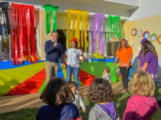 El concejal Rubén Martínez de Educación acudió a la fiesta del inicio del curso