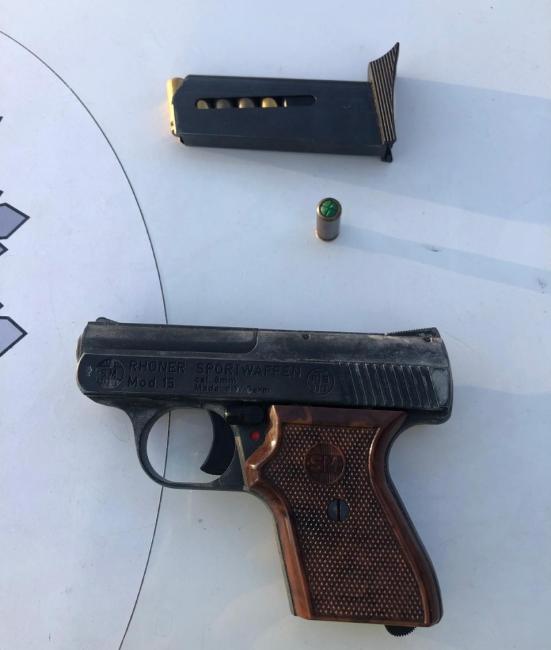 Pistola incautada en una de las intervenciones