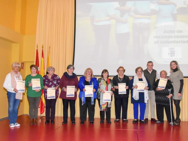 Acto de reconocimiento al voluntariado en activo 
