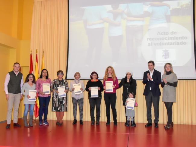 Acto de reconocimiento al voluntariado en activo 
