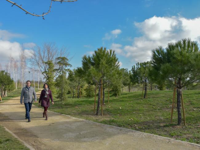 Alcalde visita Bosque Urbano