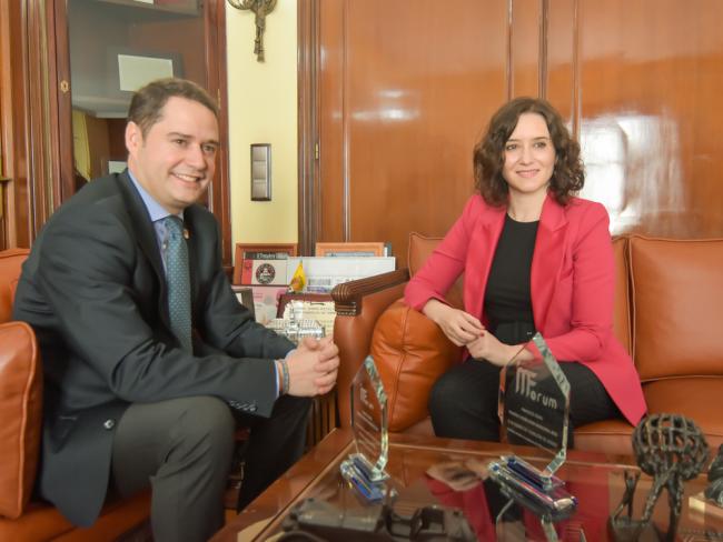 La presidenta de la Comunidad de Madrid comunica al alcalde la continuidad de las inversiones regionales en Torrejón de Ardoz, el inicio en 2020 de las obras del Colegio público de Educación Especial y la construcción de al menos 114 viviendas en alquiler en la ciudad