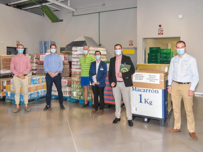 Entrega de alimentos de Mercadona