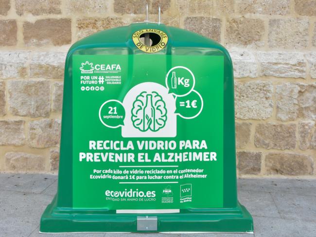 Campaña solidaria de Ecovidrio para prevenir el alzheimer 