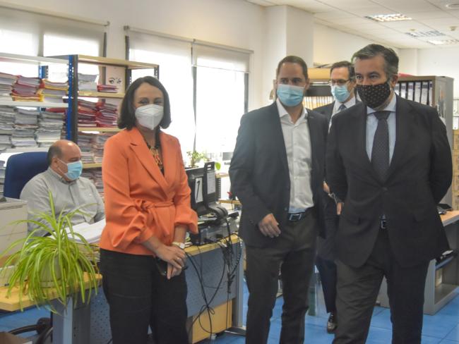 Visita del consejero de Justicia, Interior y Víctimas