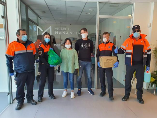 Ambulancia municipal y Protección Civil de Torrejón de Ardoz