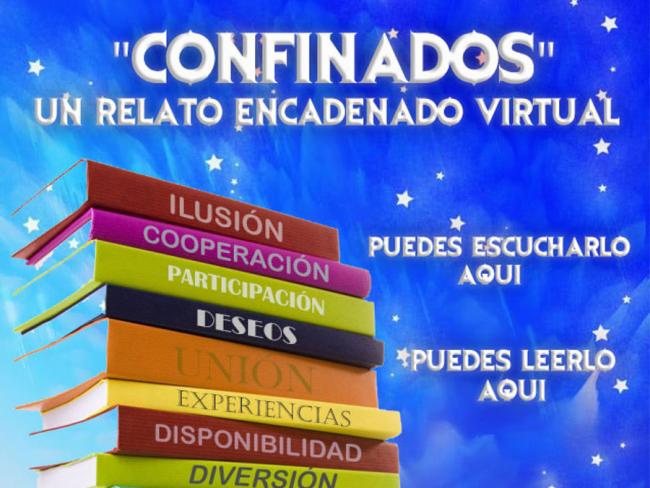 Confinados, un relato encadenado virtual