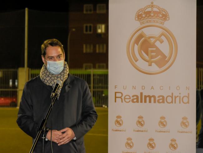 Visita a la escuela sociodeportiva de la Fundación Real Madrid