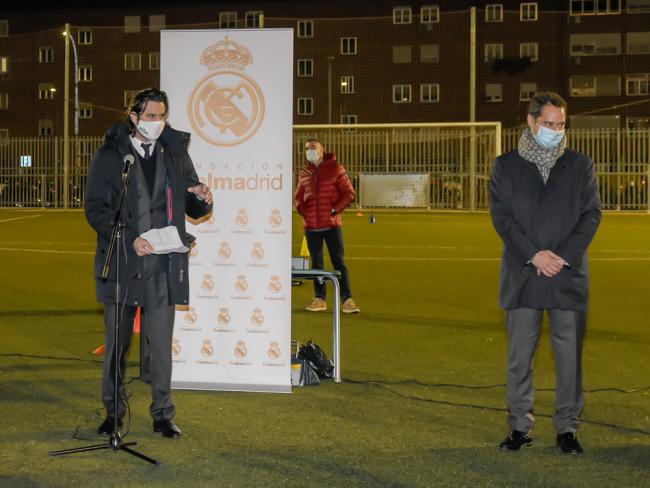 Visita a la escuela sociodeportiva de la Fundación Real Madrid