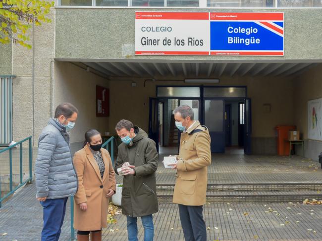 El Ayuntamiento de Torrejón de Ardoz entrega medidores de CO2 a los colegios públicos para controlar la calidad del aire
