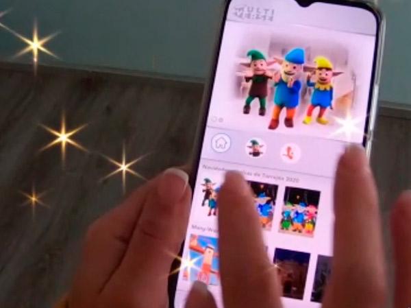 Los niños de Torrejón pueden bailar con los Guachis mediante una recreación en 3D