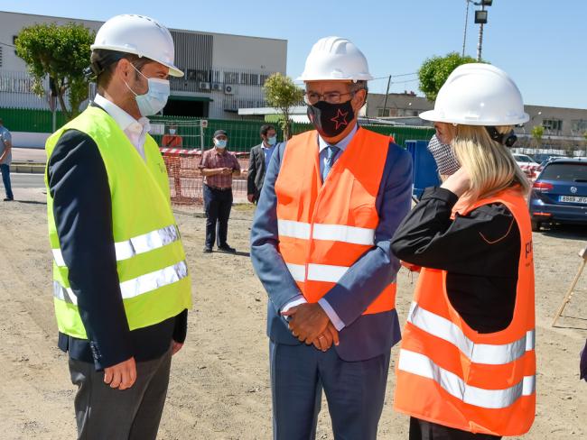 Visita obras colegio Educación Especial Iker Casillas