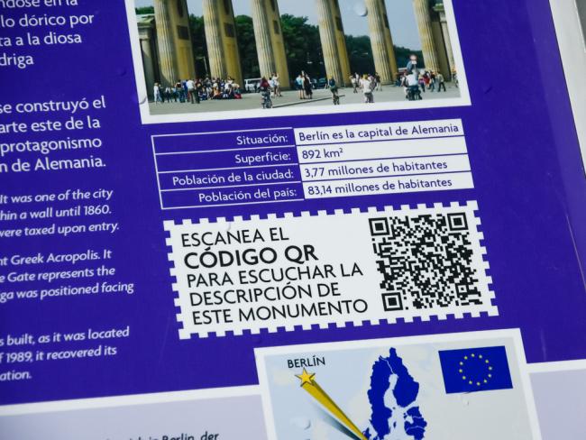 Códigos QR Parque Europa