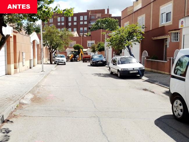 Finaliza la 1ª fase del Plan Renovación Aceras - Calle Clara Campoamor 
