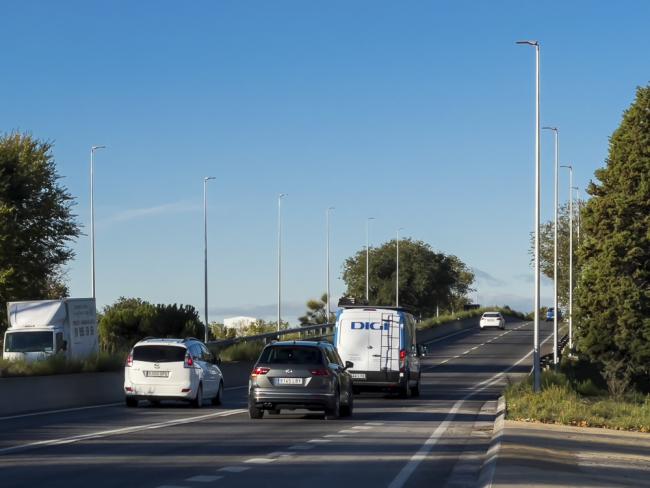 Mejorada la seguridad vial de la avenida de la Luna