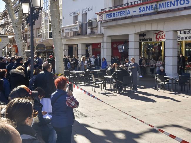 José Mota rodó varias secuencias para el especial del 31 de diciembre de TVE en la Plaza Mayor y en la Zona Centro