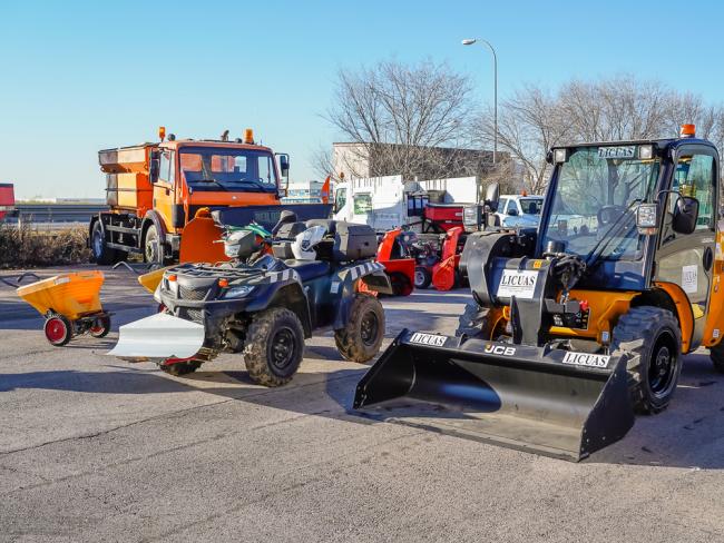 El Ayuntamiento de Torrejón de Ardoz tiene preparado un amplio dispositivo para hacer frente a las posibles nevadas en la ciudad