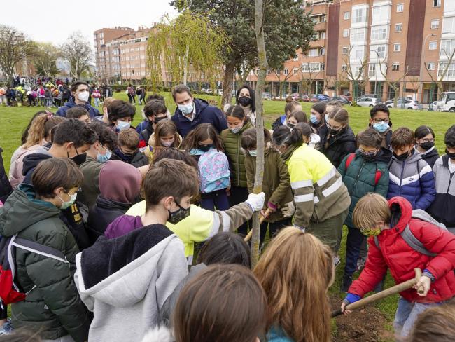 Torrejón celebra el Día del Árbol con la plantación de 200 árboles por parte de 600 escolares de la ciudad