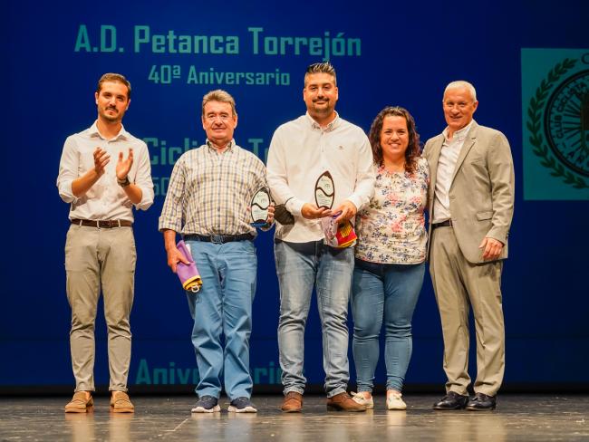 Gala del Deporte - Aniversario clubes - AD Petanca y Club Ciclista Torrejón