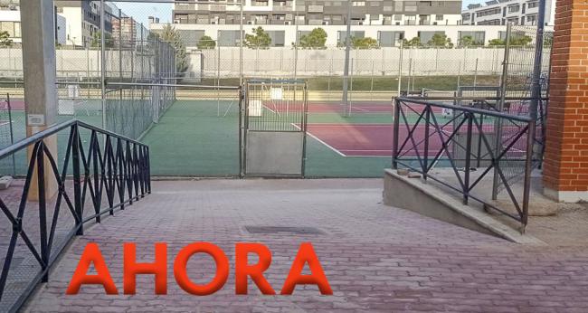 7ª fase del Plan de Adecuación y Mejora de Instalaciones Deportivas - Rampa acceso pistas de tenis CD Joaquín Blume