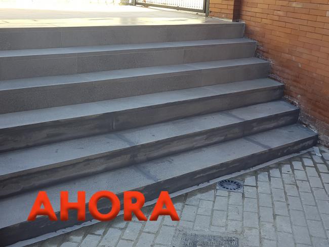 7ª fase del Plan de Adecuación y Mejora de Instalaciones Deportivas - Escaleras acceso velódromo CD El Juncal