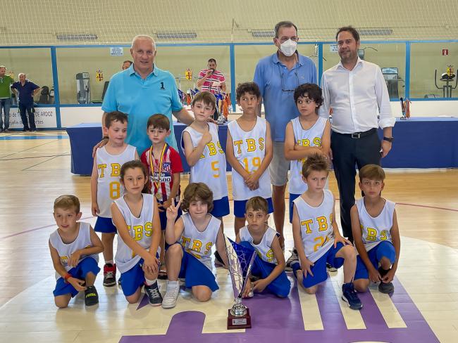 Entregas de premios competiciones locales de baloncesto