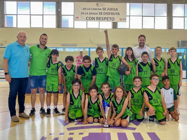 Entregas de premios competiciones locales de baloncesto