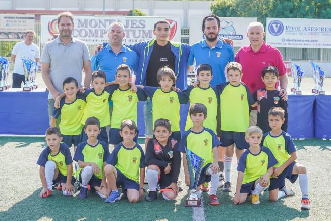 Entregas de premios competiciones locales de fútbol 7