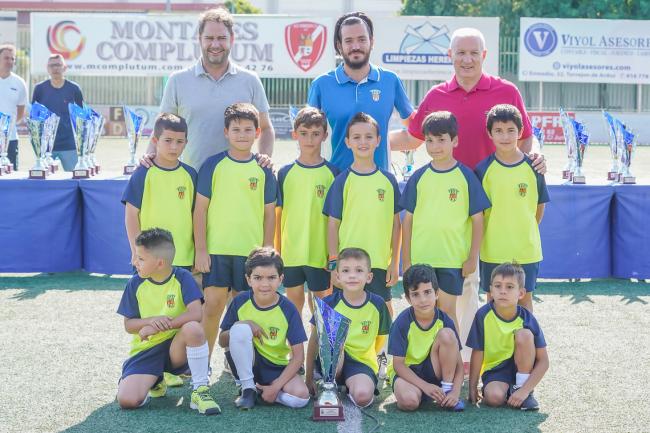 Entregas de premios competiciones locales de fútbol 7
