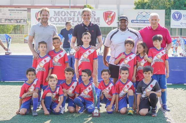 Entregas de premios competiciones locales de fútbol 7