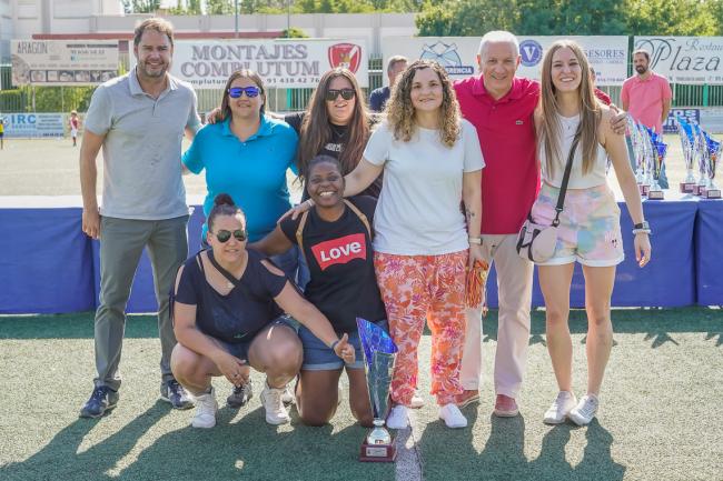 Entregas de premios competiciones locales de fútbol 7