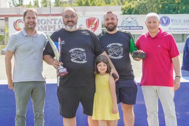 Entregas de premios competiciones locales de fútbol 7