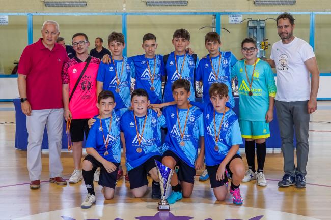 Entregas de premios competiciones locales de fútbol sala