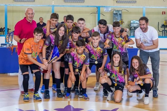 Entregas de premios competiciones locales de fútbol sala