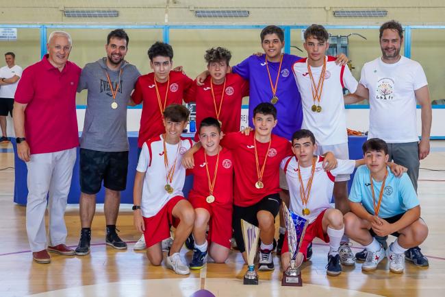 Entregas de premios competiciones locales de fútbol sala