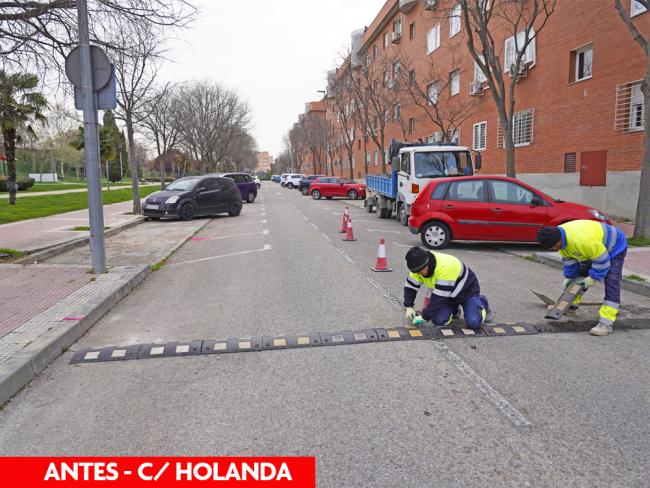 Bandas reductoras de velocidad 