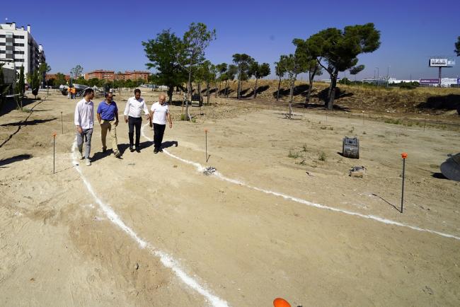 Obras de la 5ª fase del Anillo Ciclista – Carril Bici de Torrejón
