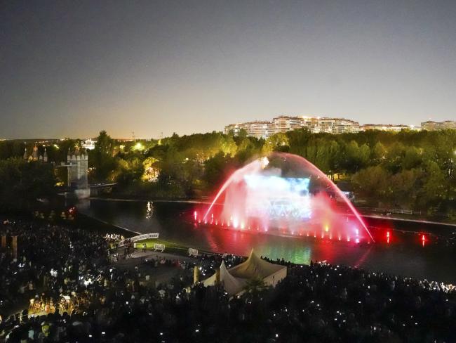 Espectáculo Fuente del Parque Europa
