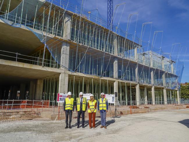Avanzan a buen ritmo las obras del Palacio de Justicia de Torrejón de Ardoz que está construyendo la Comunidad de Madrid en la parcela cedida por el Ayuntamiento