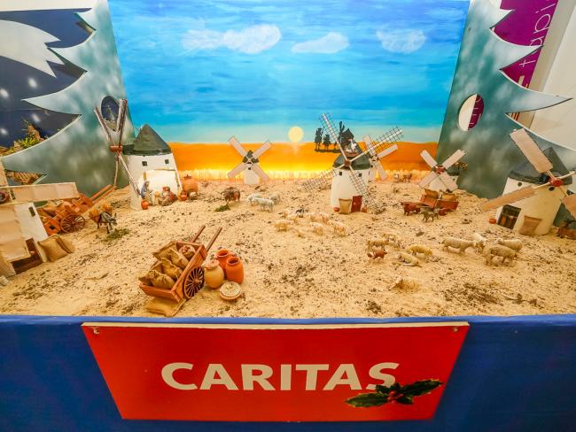 Exposición de belenes de asociaciones de Torrejón de Ardoz - Cáritas
