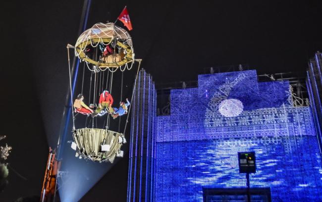 Día del Torrejonero - Espectáculo aéreo Peter Pan del Grupo Puja!