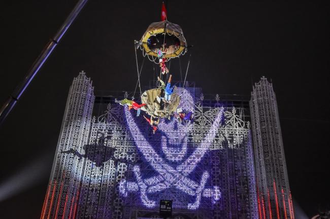 Día del Torrejonero - Espectáculo aéreo Peter Pan del Grupo Puja!