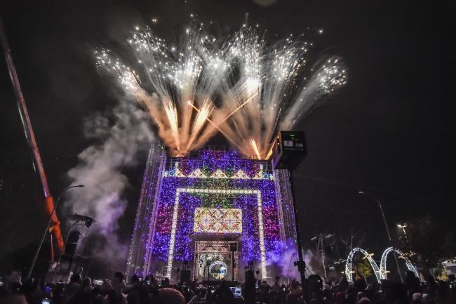 Día del Torrejonero - Espectáculo Puerta Mágica con Fuegos Artificiales 