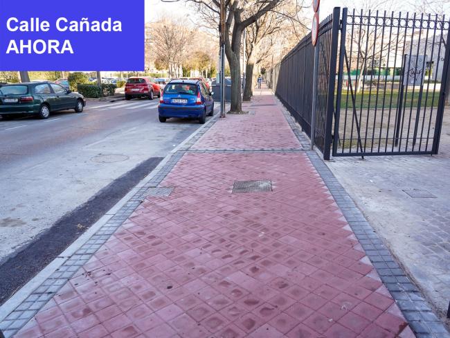 Plan Renovación Aceras - Calle Cañada