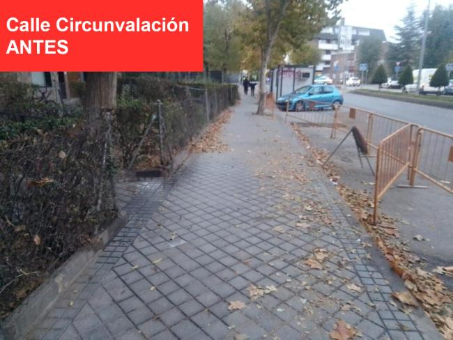 Plan Renovación Aceras - Calle Circunvalación