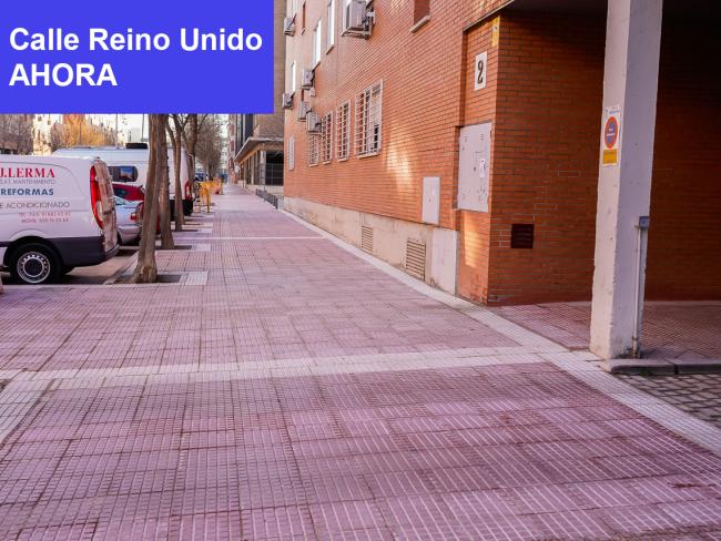 Plan Renovación Aceras - Calle Reino Unido